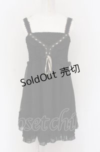 axes femme / シフォンシャーリングチュニ  クロ O-25-04-20-042-AX-OP-IG-OS