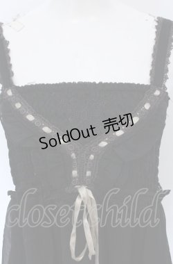 画像2: axes femme / シフォンシャーリングチュニ  クロ O-25-04-20-042-AX-OP-IG-OS