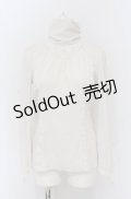 OZZ ANGELO / レース配色バックウィングプリントテレコカットソー  アイボリー O-25-04-20-052-OO-TO-IG-OS