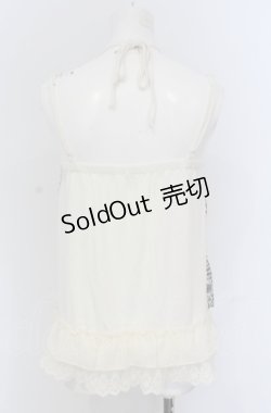 画像2: axes femme / ティアードホルターキャミソール  オフシロ O-25-04-20-064-AX-TO-IG-OS