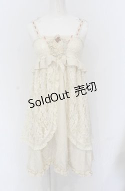 画像1: axes femme / 起毛レース2WAYチュニック  アイボリー O-25-04-20-067-AX-OP-IG-OS