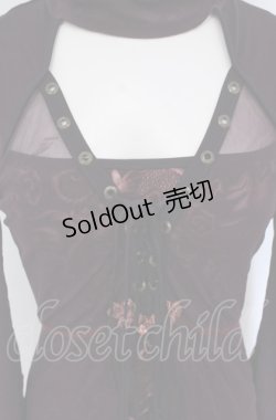 画像2: Ozz On / パワーネットレイヤードチュニック  パープル O-25-04-20-009-OO-TO-IG-OS
