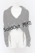 Qutie Frash / 蜘蛛の巣レース レースアップボレロ  レッド×ブラック O-25-04-20-012-QU-TO-IG-ZS