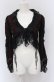 画像1: Qutie Frash / 蜘蛛の巣レース レースアップボレロ  レッド×ブラック O-25-04-20-012-QU-TO-IG-OS (1)