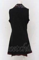 画像2: 【SALE】Qutie Frash / 2018年プレミアム　龍虎チュニック  ブラック×レッド系 O-25-04-20-016-QU-TO-IG-ZT075 (2)