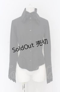 MIHO MATSUDA / ローズレースブラウス  ブラック O-25-04-20-017-GO-BL-IG-OS