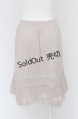 画像2: axes femme / インナーペチスカート  ピンクベージュ O-25-04-20-018-AX-SK-IG-OS