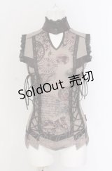 Ozz On / ダブルレースアップスチームノースリーブトップス  ブラウン系 O-25-04-20-030-OO-TO-IG-OS