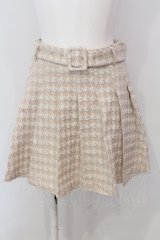 Bubbles / ベーシックプリーツスカパン  ベージュ O-25-04-21-001-CA-PA-IG-OS