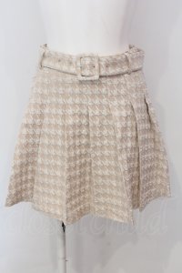 Bubbles / ベーシックプリーツスカパン  ベージュ O-25-04-21-001-CA-PA-IG-OS