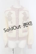 merry jenny / poodleニットカーディガン  アイボリー O-25-04-21-042-LO-TO-IG-OS