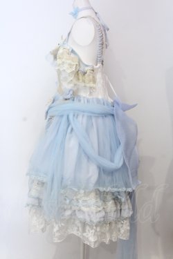 画像4: NINEODES（海外ロリィタ） / Spring In The Garden ジャンパースカートセット  サックス O-25-04-21-004-LO-OP-IG-ZS