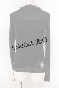 m petit by misako / BTナガクロミmisako インナーカットソー M クロ O-25-04-21-048-LO-TO-IG-OS
