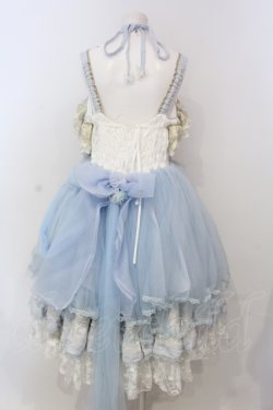 画像6: NINEODES（海外ロリィタ） / Spring In The Garden ジャンパースカートセット  サックス O-25-04-21-004-LO-OP-IG-ZS