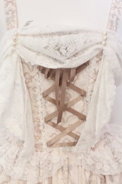 画像2: ALICE and the PIRATES / Mystical emotion〜クリスの心の囁き〜柄ジャンパースカートI  生成り O-25-04-21-051-PA-OP-IG-OS
