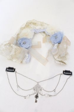 画像7: NINEODES（海外ロリィタ） / Spring In The Garden ジャンパースカートセット  サックス O-25-04-21-004-LO-OP-IG-ZS