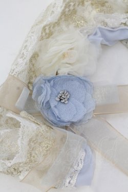 画像8: NINEODES（海外ロリィタ） / Spring In The Garden ジャンパースカートセット  サックス O-25-04-21-004-LO-OP-IG-ZS