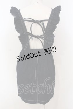 画像3: 【SALE】merry jenny / 2wayデニムフリルミニワンピース  インディゴ O-25-04-21-059-LO-OP-IG-ZT133