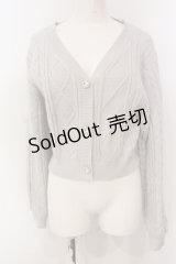 evelyn / ハートビジューカーディガン  ブルーグレー O-25-04-21-067-LO-TO-IG-ZT078