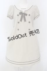 Innocent World / ピコレースのセーラーワンピース  ベージュ O-25-04-21-005-IW-OP-IG-OS