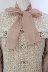 画像2: 【SALE】Swankiss / AD tweed kirakiraO/P ワンピース  ピンク O-25-04-21-068-CA-OP-IG-ZT049 (2)