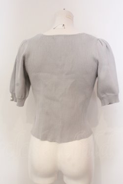 画像3: evelyn / シフォンフリルテレコトップス  グレー O-25-04-21-069-LO-TO-IG-OS