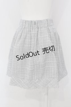 画像3: evelyn / ツイードビジュータックスカート  グレー O-25-04-21-070-LO-SK-IG-ZT164