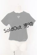 evelyn / ラインストーンTシャツ  クロ O-25-04-21-073-LO-TS-IG-OS