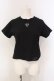 画像1: evelyn / ラインストーンTシャツ  クロ O-25-04-21-073-LO-TS-IG-OS (1)