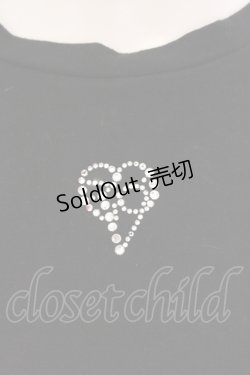 画像2: evelyn / ラインストーンTシャツ  クロ O-25-04-21-073-LO-TS-IG-OS