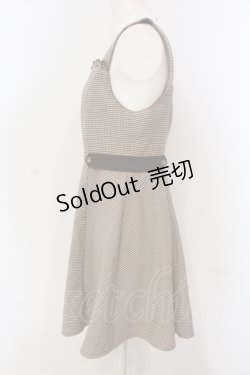 画像2: 【SALE】evelyn / サイドベルトワンピース  ブラウン O-25-04-21-078-LO-OP-IG-ZT050