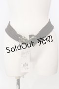 axes femme / トランプバックルゴムベルト  ゴールド O-25-04-21-089-AX-ZA-IG-OS