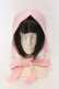 画像2: Candy Stripper / FANCY RIBBON HOOD BEANIE ビーニー  ピンク O-25-04-21-095-PU-AC-IG-OS (2)