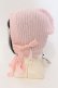 画像3: Candy Stripper / FANCY RIBBON HOOD BEANIE ビーニー  ピンク O-25-04-21-095-PU-AC-IG-OS (3)