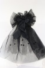 画像1: 【SALE】metamorphose / 造花チュールクリップブローチ  クロ O-25-04-21-100-ME-AC-IG-ZT305 (1)