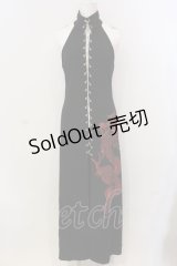 Qutie Frash / チェーンレースアップロングベスト【旧タグ】  ブラック O-25-04-21-010-QU-OP-IG-OS