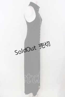 画像3: Qutie Frash / チェーンレースアップロングベスト【旧タグ】  ブラック O-25-04-21-010-QU-OP-IG-OS
