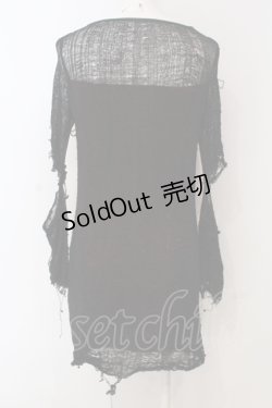 画像3: Qutie Frash / レイヤードネットカットソー【旧タグ】  レッド×ブラック O-25-04-21-011-QU-TO-IG-OS