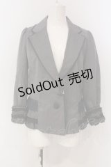 axes femme / バックティアードジャケット M グレー×ネイビー O-25-04-21-017-AX-JA-IG-OS