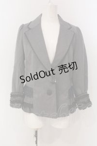 axes femme / バックティアードジャケット M グレー×ネイビー O-25-04-21-017-AX-JA-IG-OS