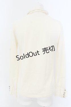画像3: axes femme / ネックギャザーインナーカットソー M アイボリー O-25-04-21-019-AX-TO-IG-OS