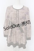 Ank Rouge / スウェード切り替えノーカラーワンピース  ピンク O-25-04-21-022-CA-OP-IG-ZT165