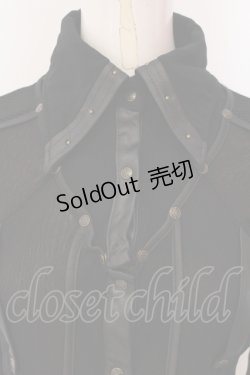 画像2: Ozz Croce / ネットレイヤードブラウス  ブラック O-25-04-21-024-OO-BL-IG-OS