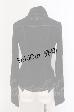 画像3: Ozz Croce / ネットレイヤードブラウス  ブラック O-25-04-21-024-OO-BL-IG-OS