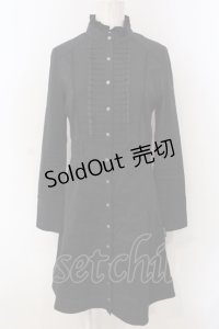 Ozz oneste / プリーツヨークシャツワンピース  ブラック O-25-04-21-031-OO-OP-IG-ZI