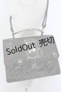 axes femme / シルエット柄3WAYバッグ  クロ O-25-04-22-004-AX-BG-IG-OS
