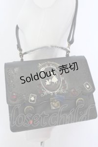 axes femme / シルエット柄3WAYバッグ  クロ O-25-04-22-004-AX-BG-IG-OS