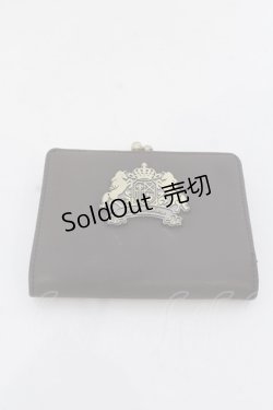 画像1: metamorphose / プレート付き財布  ブラウン O-25-04-22-030-ME-ZA-OW-OS