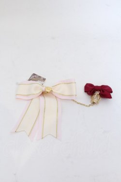 画像1: Amavel / Royal Palace Fanfareリボンクリップ  ピンク O-25-04-22-033-CA-AC-OW-OS