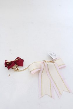 画像2: Amavel / Royal Palace Fanfareリボンクリップ  ピンク O-25-04-22-033-CA-AC-OW-OS